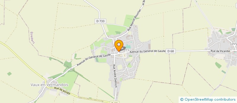 localisation de l'entreprise SCI VANDENBOSSCHE-LAMBERT  ETREILLERS