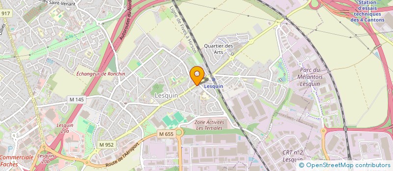 localisation de l'entreprise SCI VANDENBULCK à LESQUIN