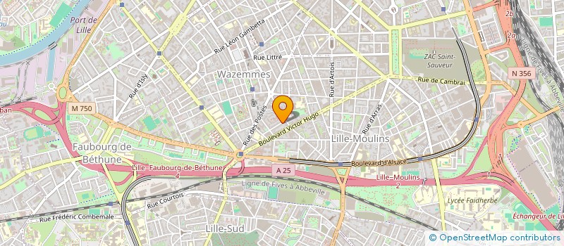 localisation de l'entreprise SCI VANDENDAELE à LILLE