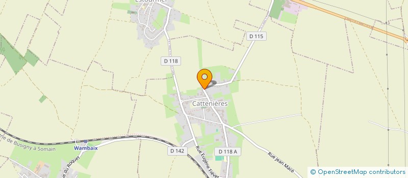 localisation de l'entreprise SCI VANDERBURCH  CATTENIERES