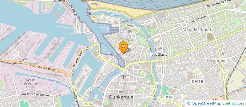 localisation de l'entreprise SCI VANDEVOORDE à DUNKERQUE