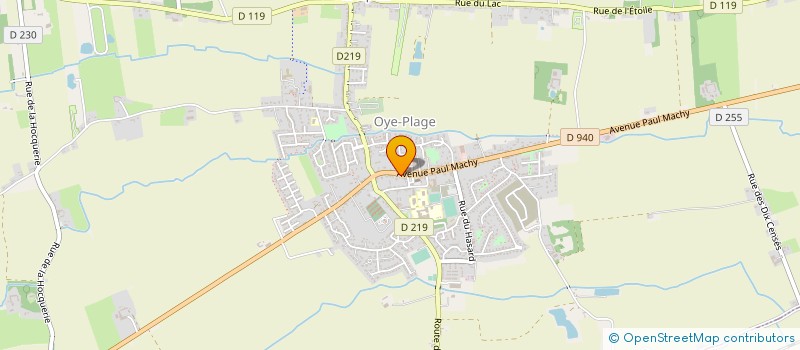 localisation de l'entreprise SCI VANDEWALLE & FILS  OYE-PLAGE