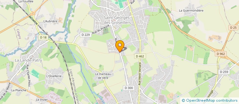 localisation de l'entreprise SCI VANDEWIELE-LANDIER à SAINT-GEORGES-DES-GROSEILLERS