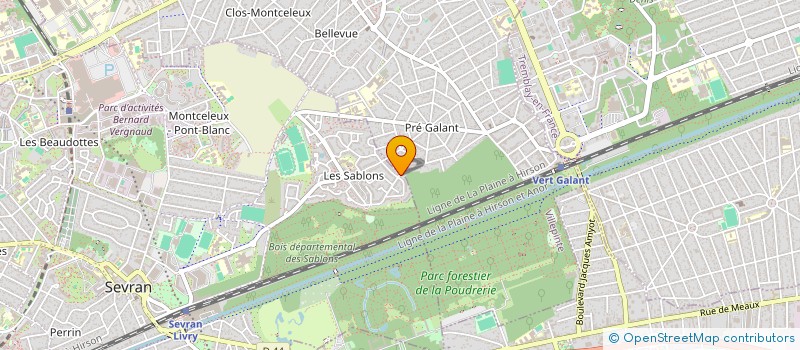 localisation de l'entreprise SCI VANDINI à SEVRAN