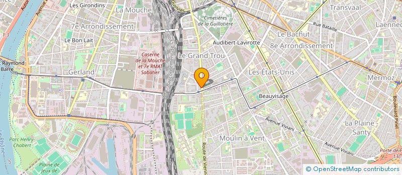 localisation de l'entreprise SCI VANDRA  LYON