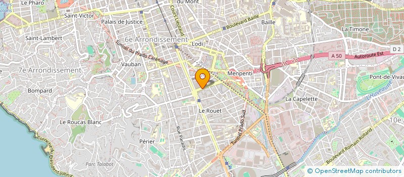 localisation de l'entreprise SCI VANDRE à MARSEILLE