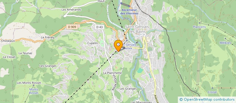 localisation de l'entreprise SCI VANDRING  SAINT-GERVAIS-LES-BAINS