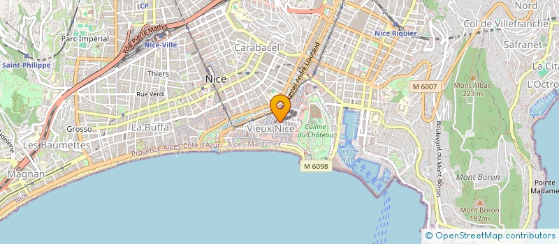 localisation de l'entreprise SCI VANESSA  NICE