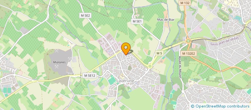 localisation de l'entreprise SCI VANESSA  LAVERUNE