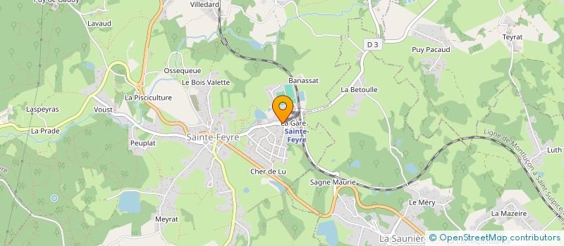 localisation de l'entreprise SCI VANET à SAINTE-FEYRE