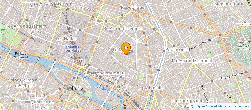 localisation de l'entreprise SCI VANGUARD  PARIS