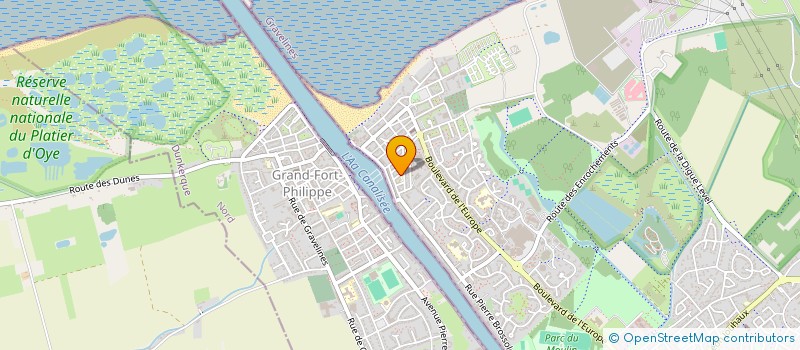 localisation de l'entreprise SCI VANGUIBEYRON à GRAVELINES