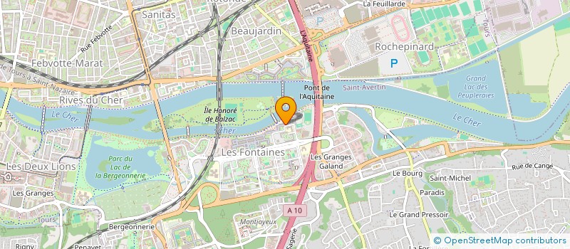 localisation de l'entreprise SCI VANHAC  TOURS