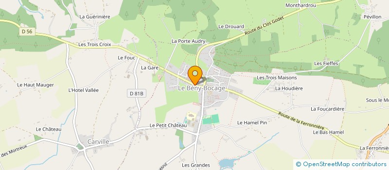 localisation de l'entreprise SCI VANHEE-GILLETTE  SOULEUVRE EN BOCAGE
