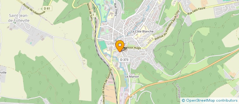 localisation de l'entreprise SCI VANHER  LILLEBONNE