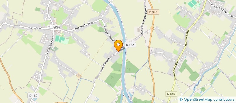 localisation de l'entreprise SCI VANHERREWEGHE  ANNEZIN