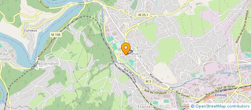 localisation de l'entreprise SCI VANHEY  UNIEUX