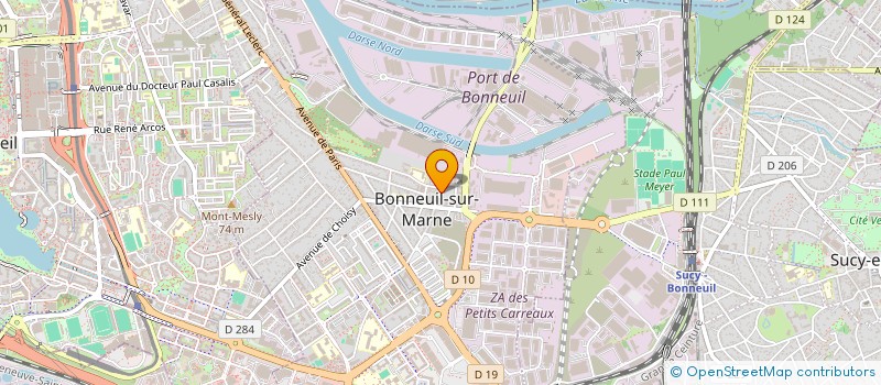 localisation de l'entreprise SCI VANI à BONNEUIL-SUR-MARNE