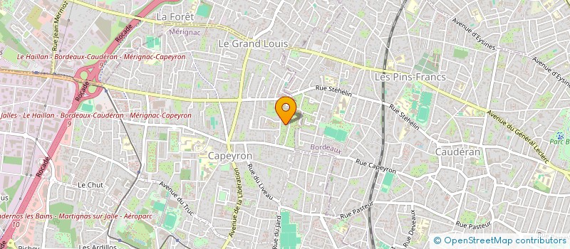 localisation de l'entreprise SCI VANI  MERIGNAC