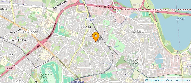 localisation de l'entreprise SCI VANIE  BRUGES