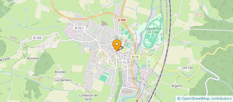 localisation de l'entreprise SCI VANILLE  CLUNY