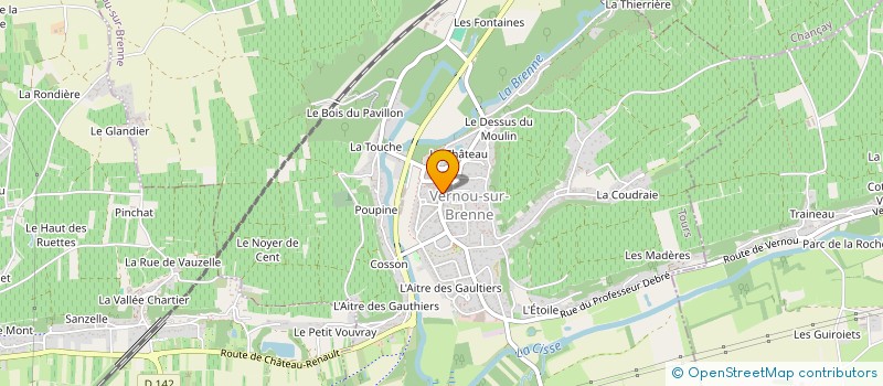 localisation de l'entreprise SCI VANILLE à VERNOU-SUR-BRENNE