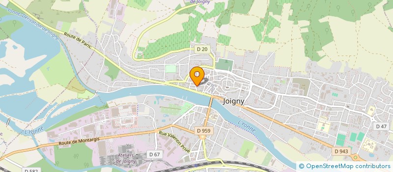 localisation de l'entreprise SCI VANILLE à JOIGNY