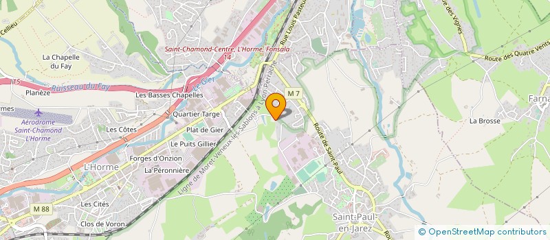 localisation de l'entreprise SCI VANILLE  SAINT-PAUL-EN-JAREZ