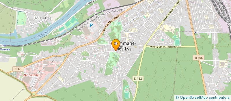 localisation de l'entreprise SCI VANILLE à DAMMARIE-LES-LYS