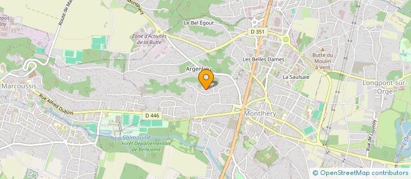 localisation de l'entreprise SCI VANILLE  MONTLHERY