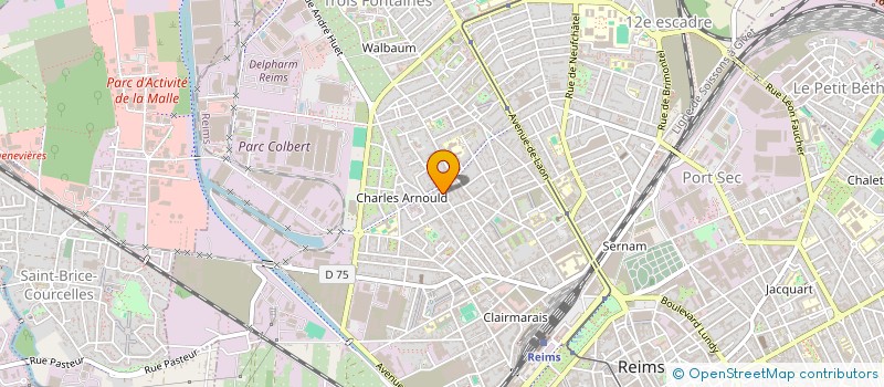 localisation de l'entreprise SCI VANILLE  REIMS