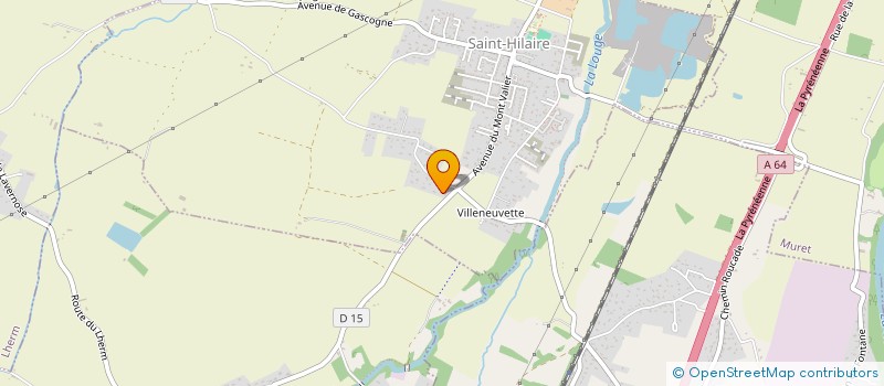 localisation de l'entreprise SCI VANILLE  SAINT-HILAIRE