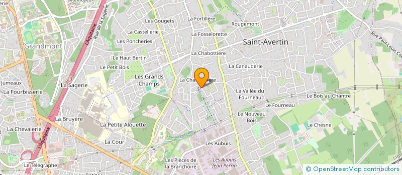 localisation de l'entreprise SCI VANILLE  SAINT-AVERTIN