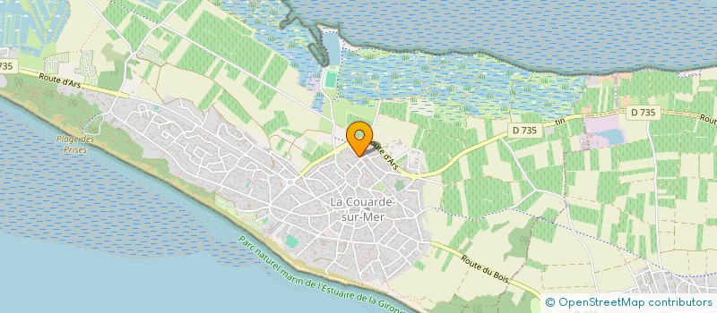 localisation de l'entreprise SCI VANILLE RE  LA COUARDE-SUR-MER