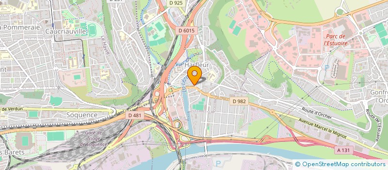 localisation de l'entreprise SCI VANLEM  HARFLEUR