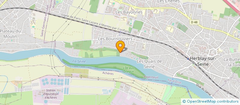 localisation de l'entreprise SCI VANLIER  HERBLAY-SUR-SEINE