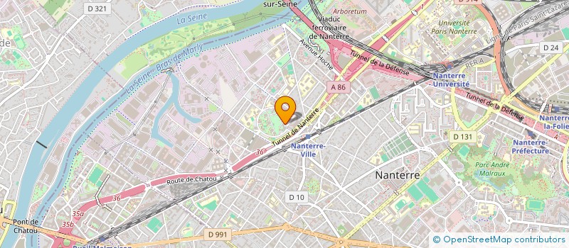 localisation de l'entreprise SCI VANLY  NANTERRE