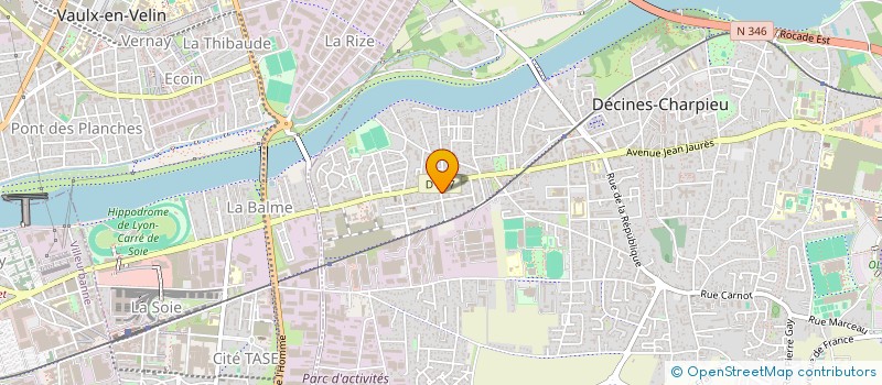 localisation de l'entreprise SCI VANMA  DECINES-CHARPIEU