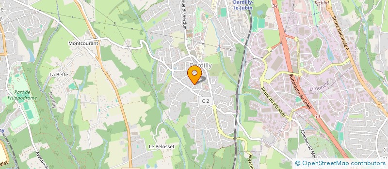 localisation de l'entreprise SCI VANNEAUX26  DARDILLY