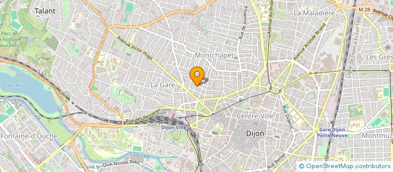 localisation de l'entreprise SCI VANNERIE  DIJON