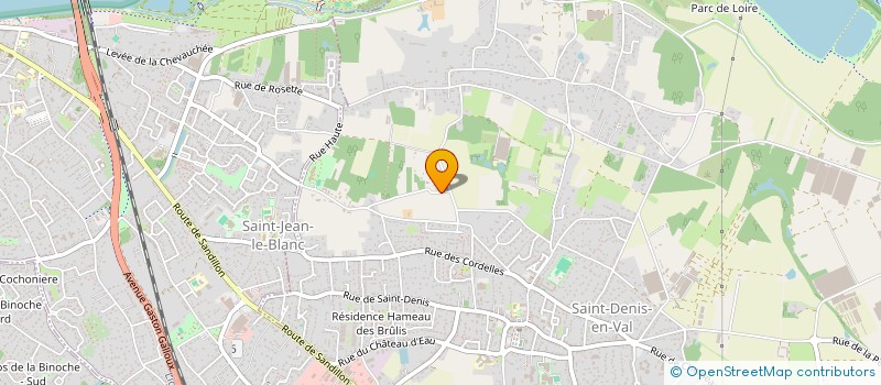 localisation de l'entreprise SCI VANNERUM  SAINT-DENIS-EN-VAL