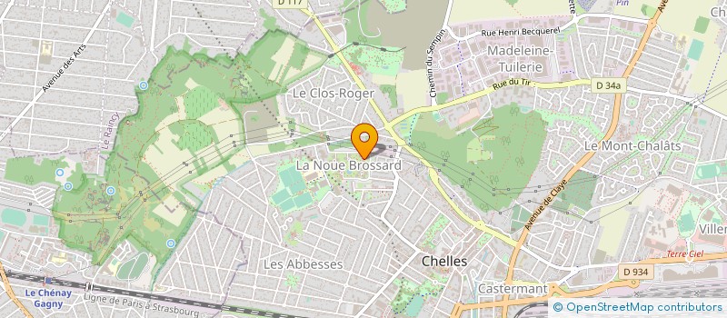 localisation de l'entreprise SCI VANNES CLISCOUET 3  CHELLES