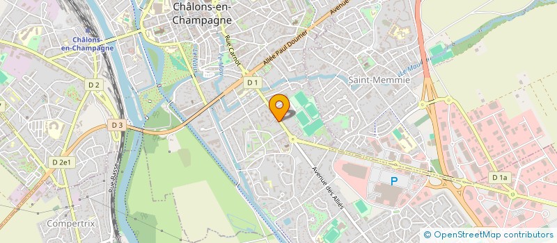 localisation de l'entreprise SCI VANNIER  CHALONS-EN-CHAMPAGNE