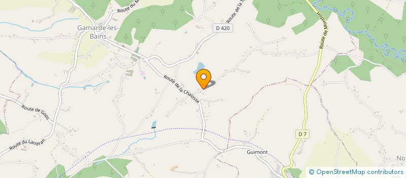 localisation de l'entreprise SCI VANNIER DUPLESSIS  GAMARDE-LES-BAINS