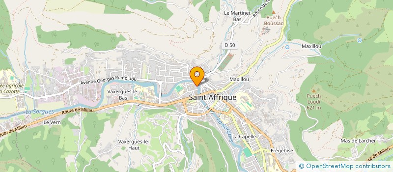 localisation de l'entreprise SCI VANNIERE à SAINT-AFFRIQUE