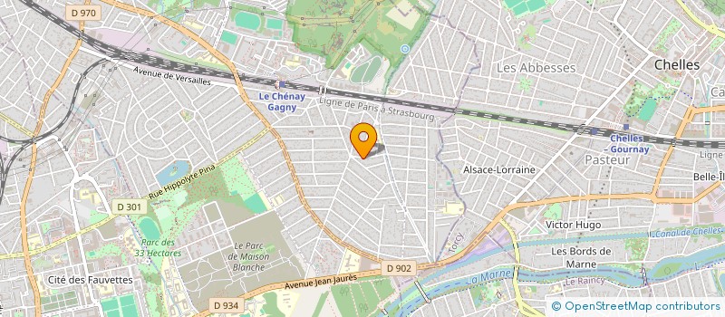 localisation de l'entreprise SCI VANNINI  GAGNY