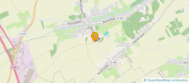 localisation de l'entreprise SCI VANNO IMMO  ECQUES