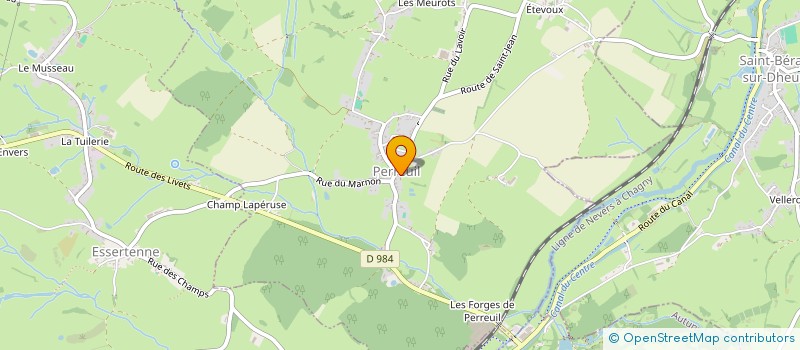 localisation de l'entreprise SCI VANOWSKI  PERREUIL