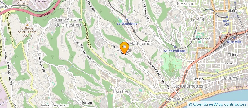 localisation de l'entreprise SCI VANPAT à NICE
