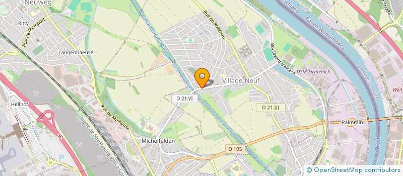 localisation de l'entreprise SCI VANSKI  VILLAGE-NEUF